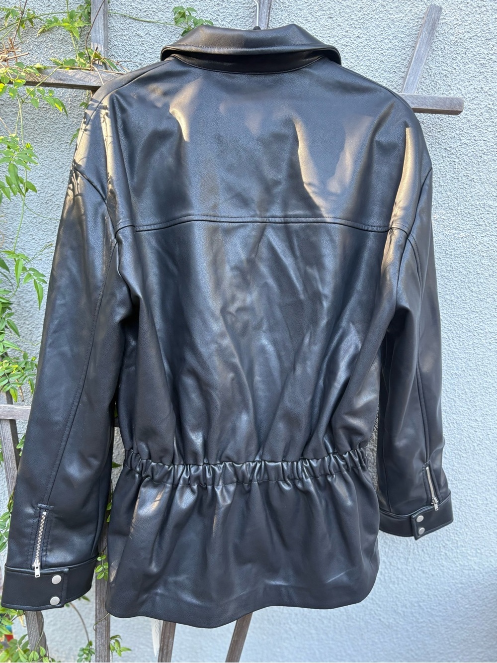 Lovers + Friends Greta Faux Leather Jacket in Black New with Tags! - Picture 11 of 11